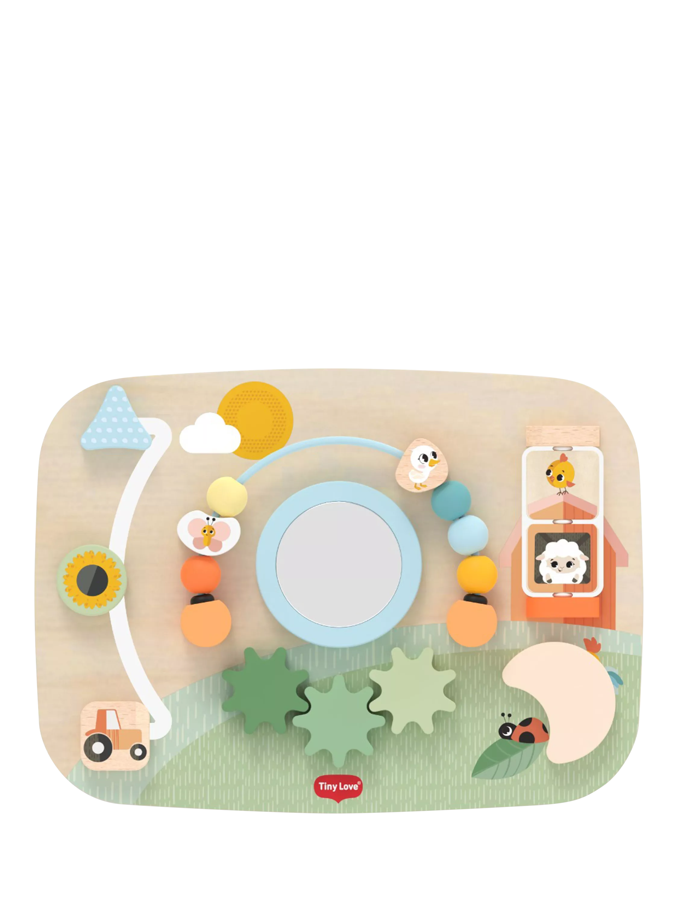 Tiny Love Farmers Funday wooden busy board (British brand)