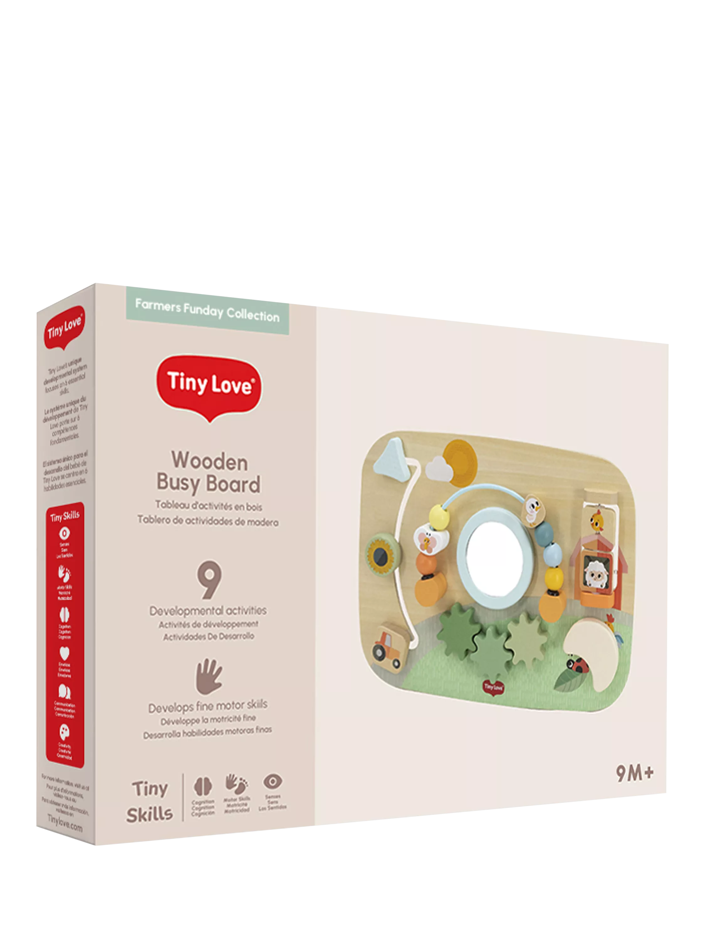Tiny Love Farmers Funday wooden busy board (British brand)