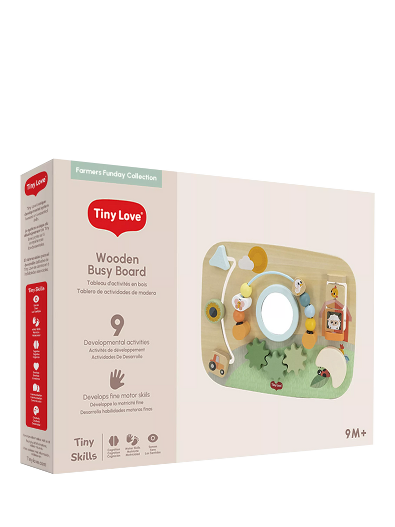 Tiny Love Farmers Funday wooden busy board (British brand)
