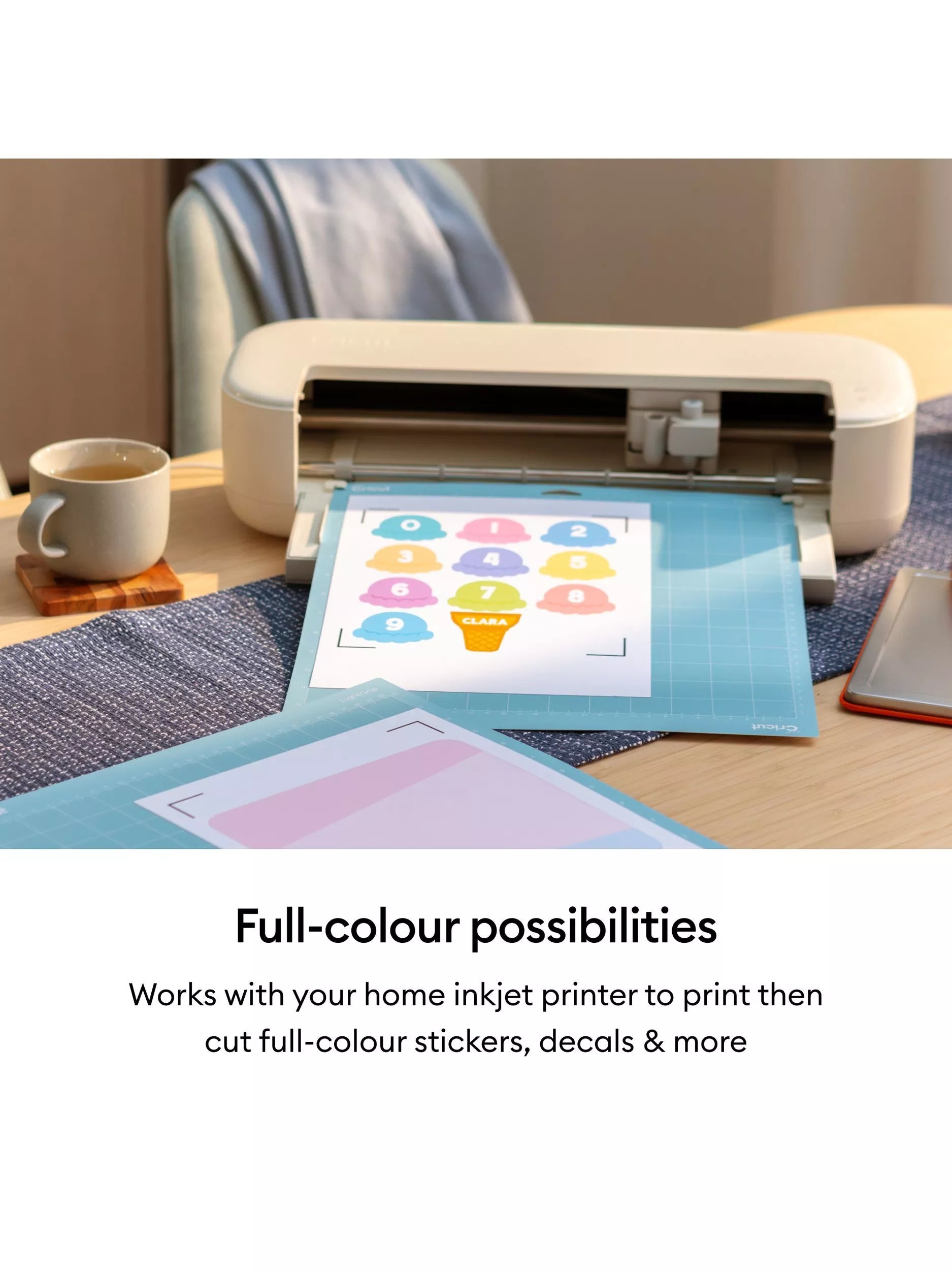 Cricut Explore 5 cutting machine bundle in taupe, UK version