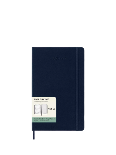 John Lewis Moleskine Weekly 18 Month 2026-2027 Diary, Dark Blue- Buy online at McGrocer