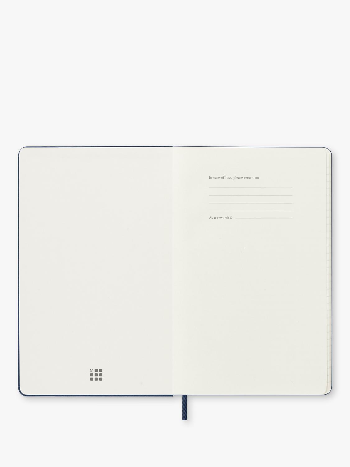 Moleskine 18-month weekly diary 2026-2027 dark blue, UK version