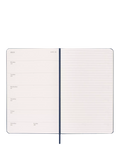 Moleskine 18-month weekly diary 2026-2027 dark blue, UK version