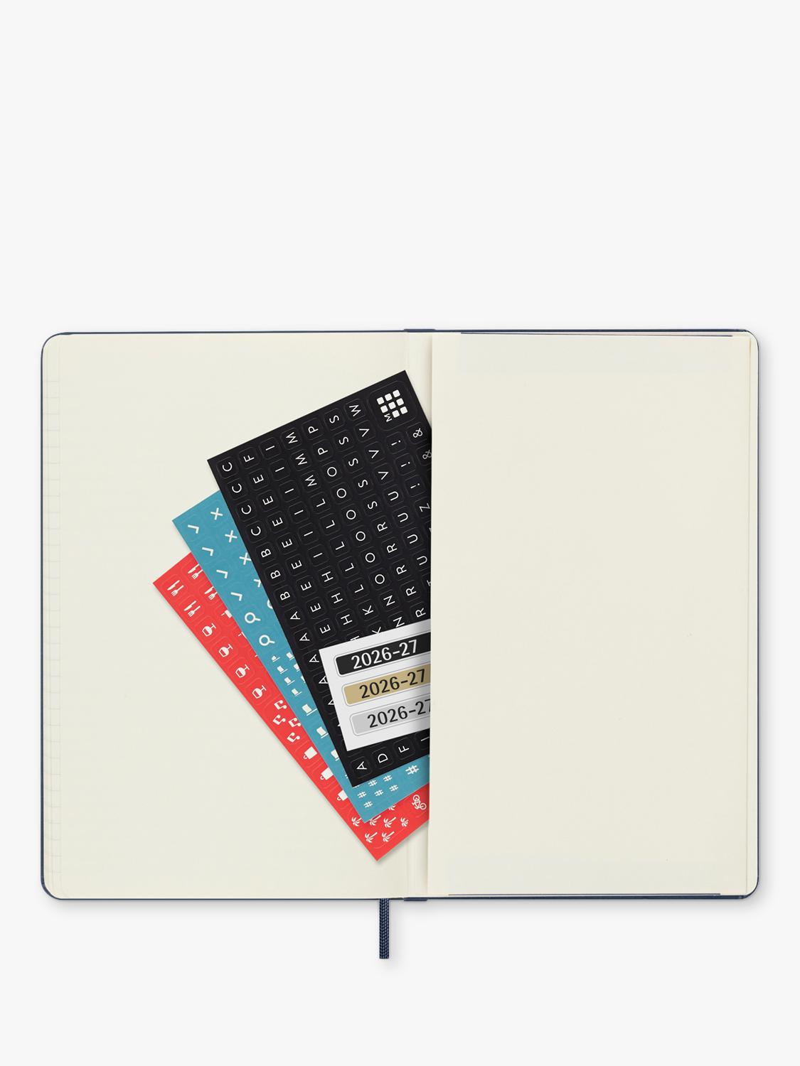 Moleskine 18-month weekly diary 2026-2027 dark blue, UK version