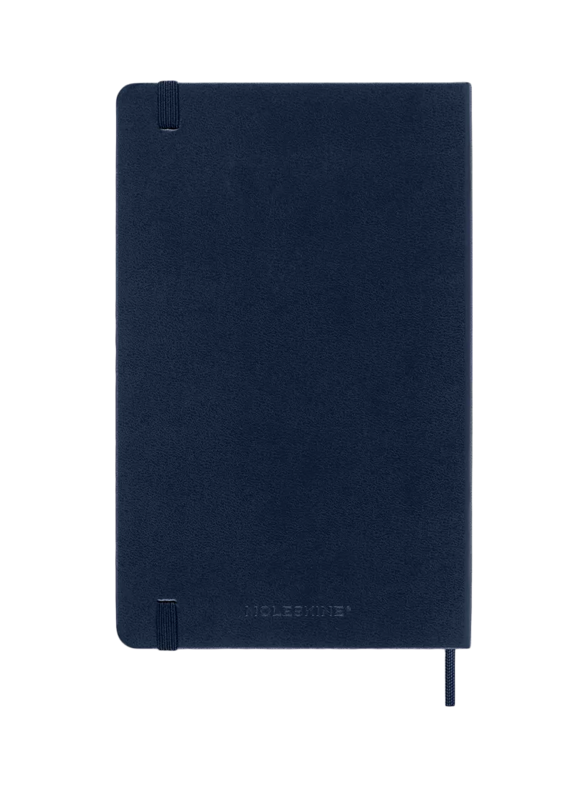 Moleskine 18-month weekly diary 2026-2027 dark blue, UK version