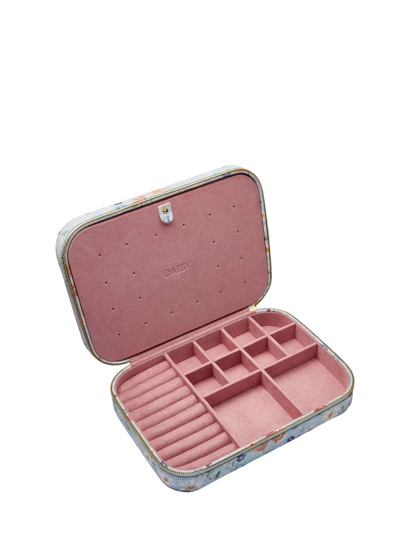 Daisy London jewellery case with multi floral print (British brand)