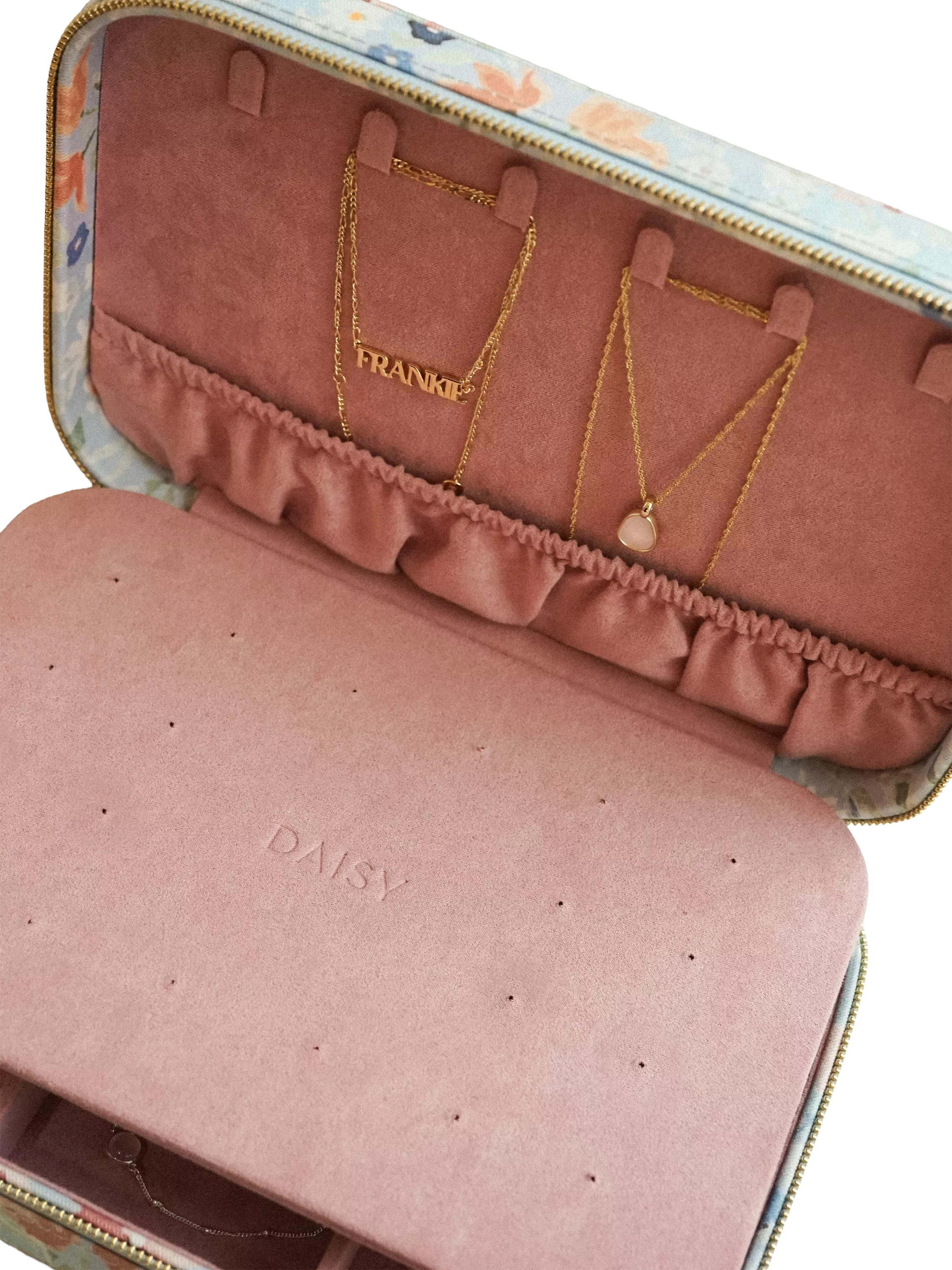 Daisy London jewellery case with multi floral print (British brand)