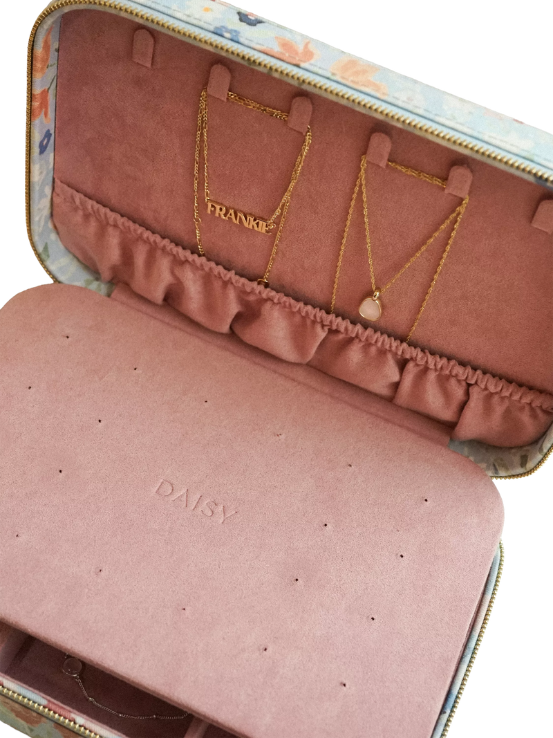 Daisy London jewellery case with multi floral print (British brand)