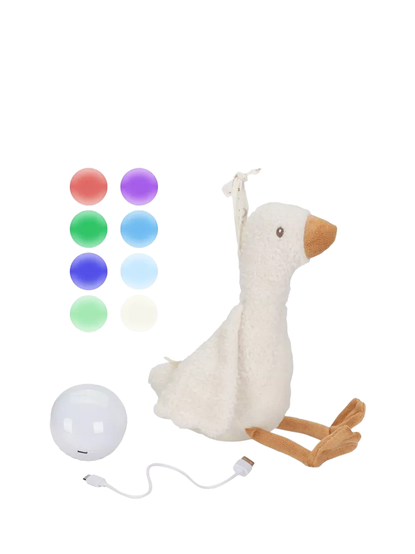 Little Dutch Cuddle Goose light and sound toy - British product
