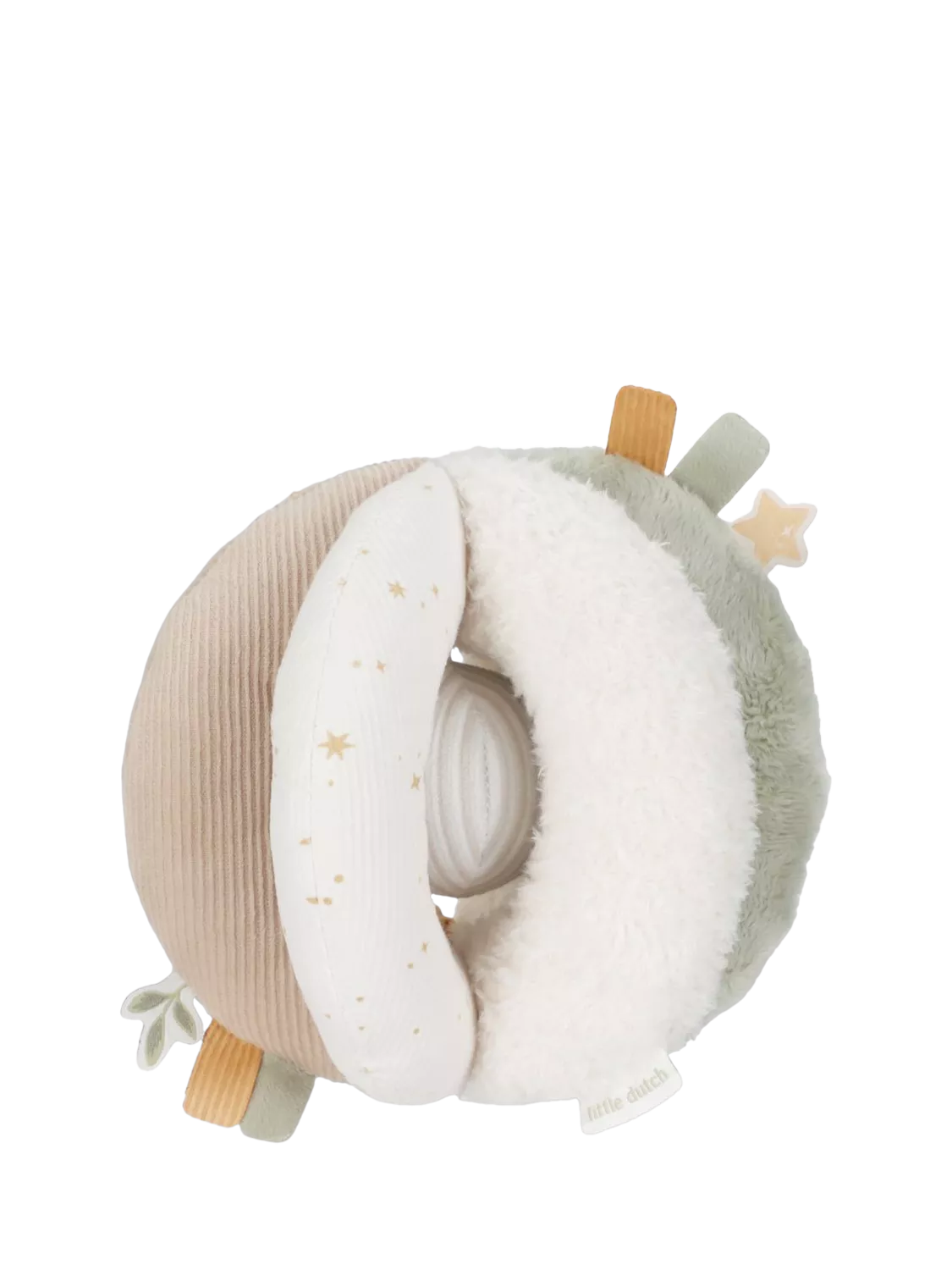 Little Dutch Newborn Naturals grasping ball baby toy, British product