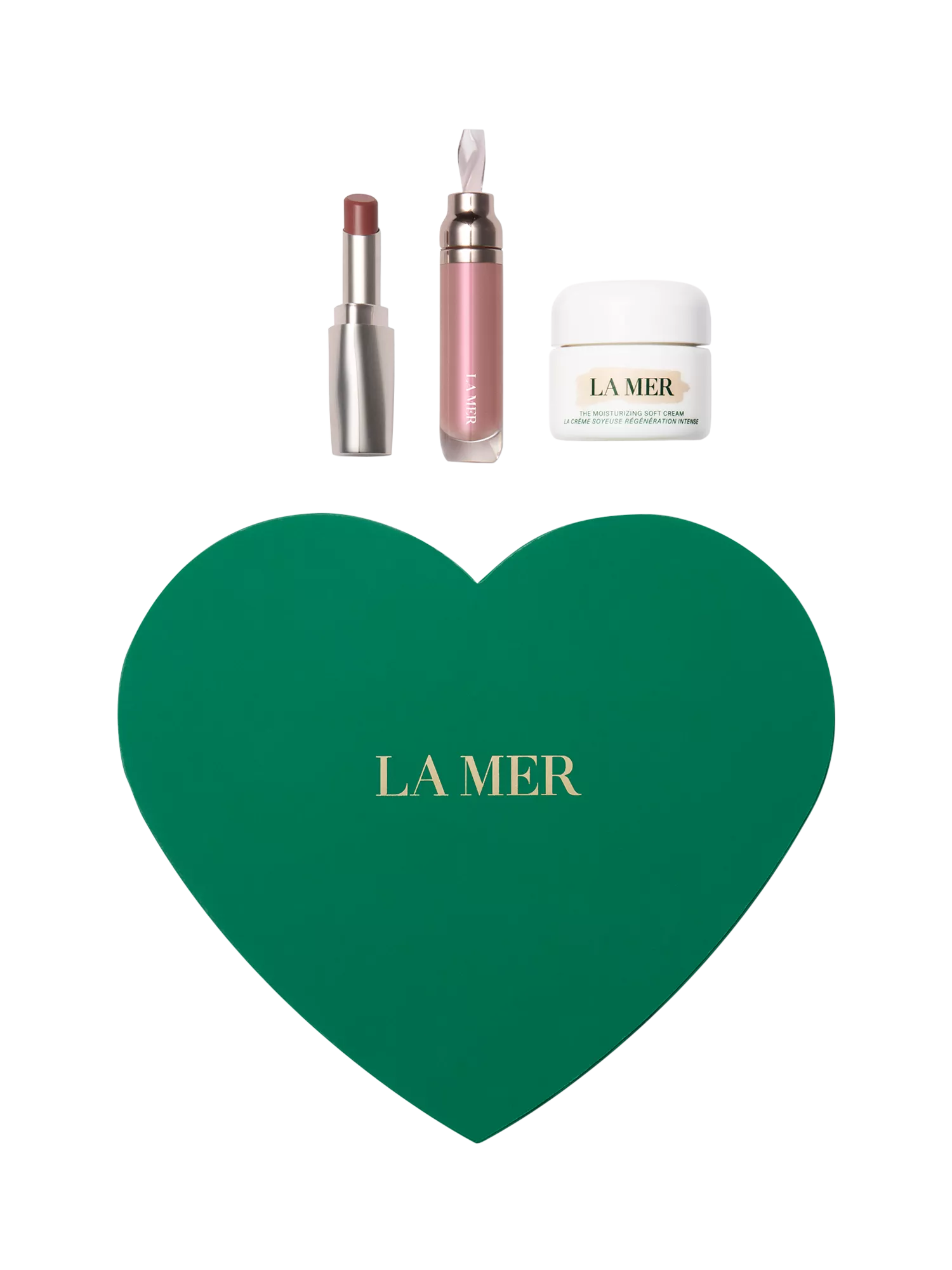 La Mer The Soft Glow Essentials skincare gift set, imported from the UK