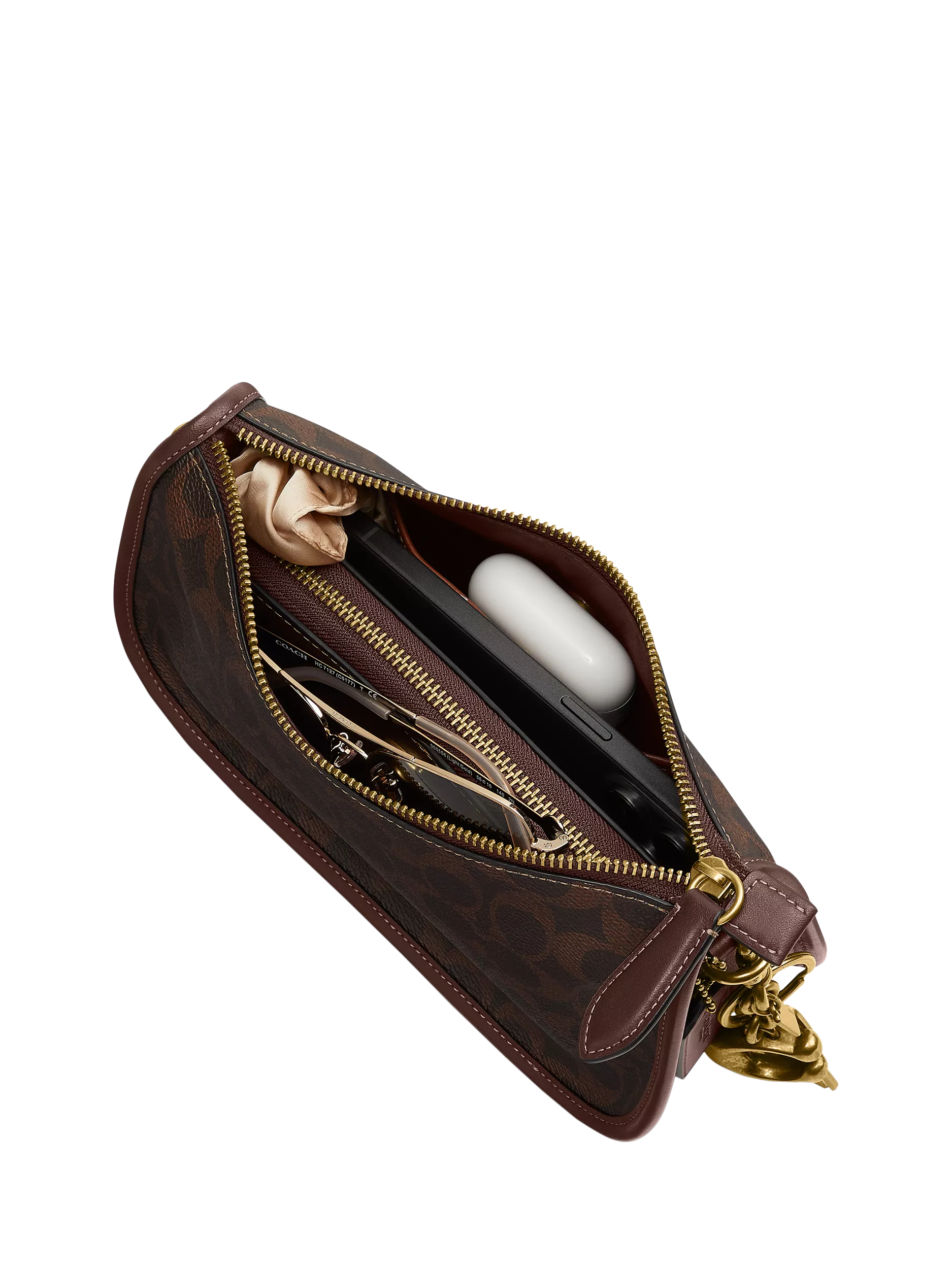 Coach Waverly shoulder bag in Maple colour, UK version