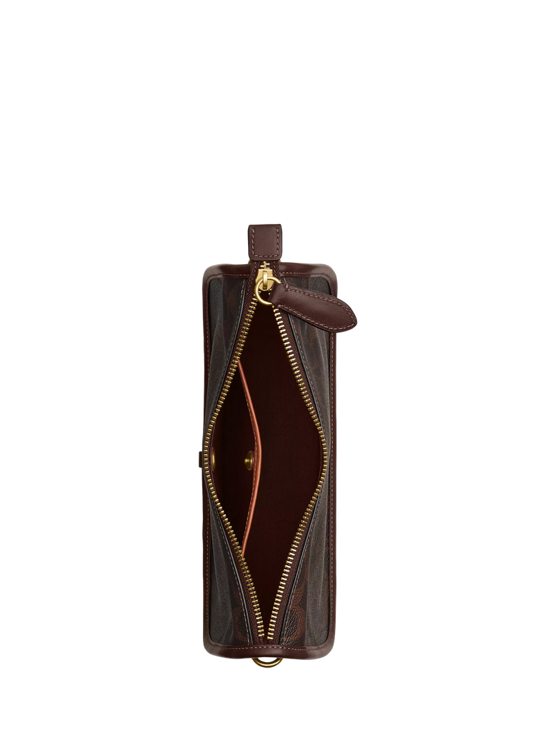 Coach Waverly shoulder bag in Maple colour, UK version