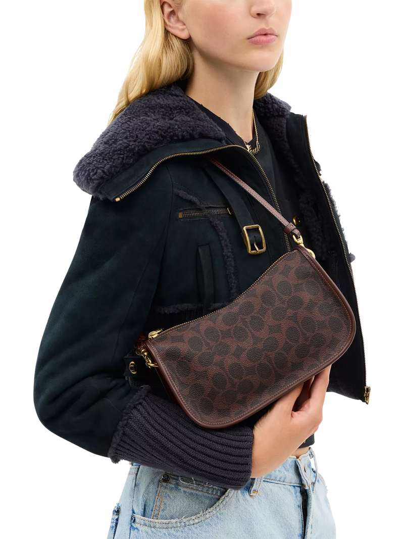 Coach Waverly shoulder bag in Maple colour, UK version