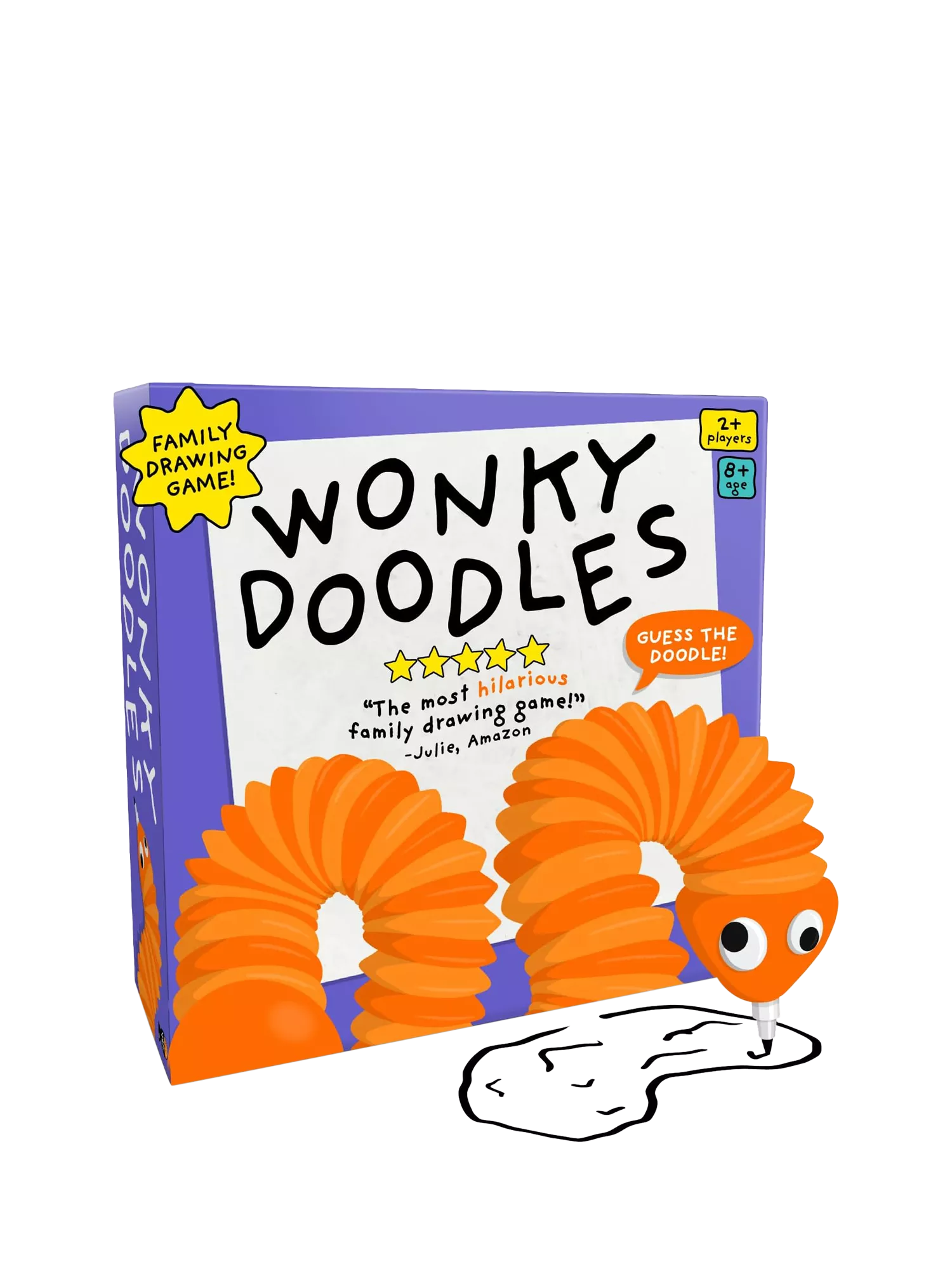 Lucky Egg Wonky Doodles party game - British product
