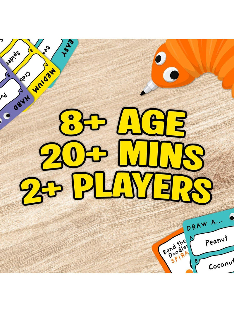 Lucky Egg Wonky Doodles party game - British product