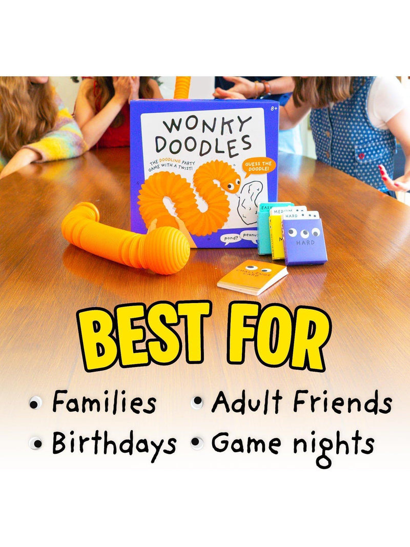 Lucky Egg Wonky Doodles party game - British product