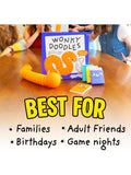Lucky Egg Wonky Doodles party game - British product