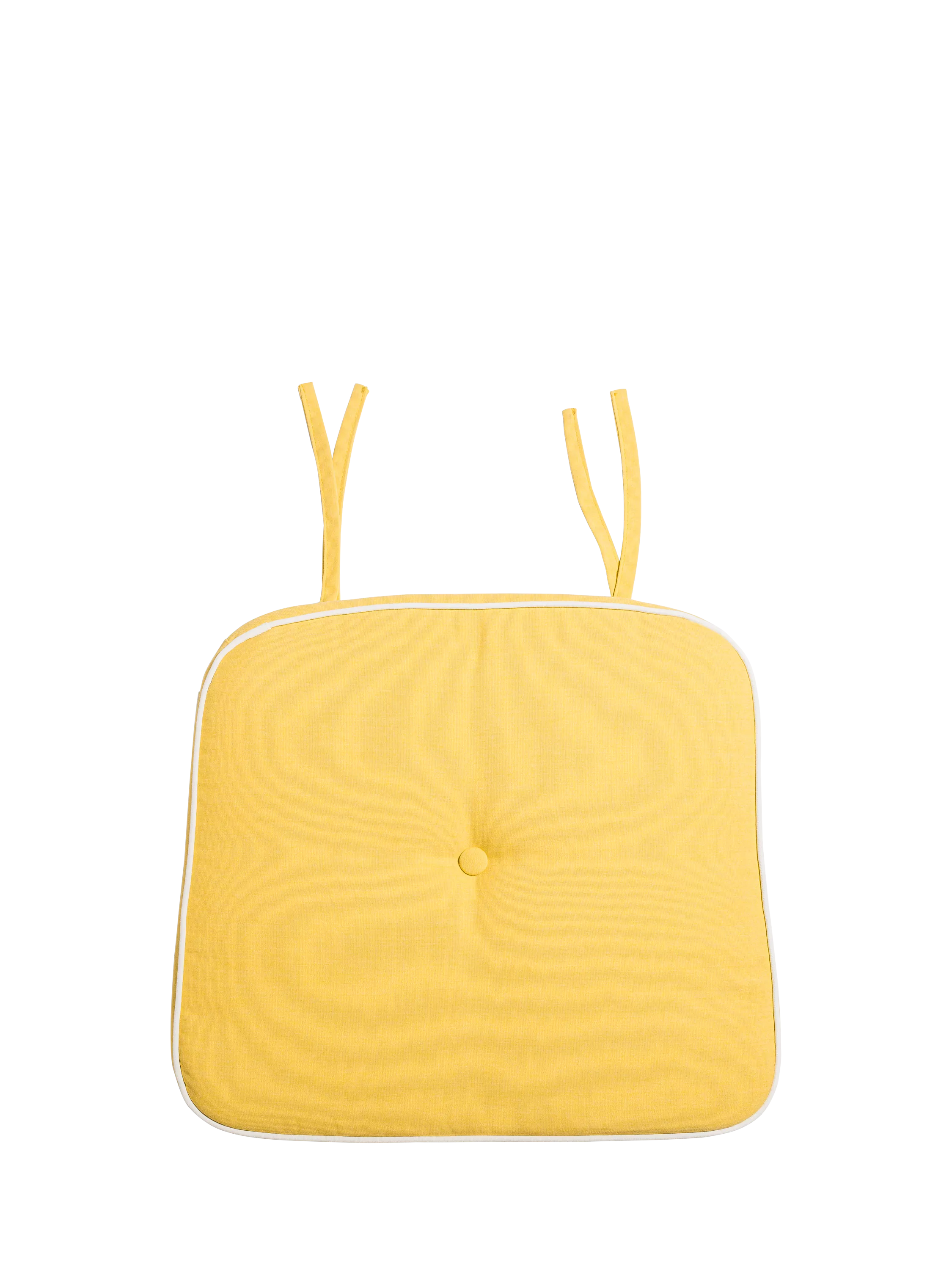 Business & Pleasure Co. garden dining chair cushion yellow, UK version