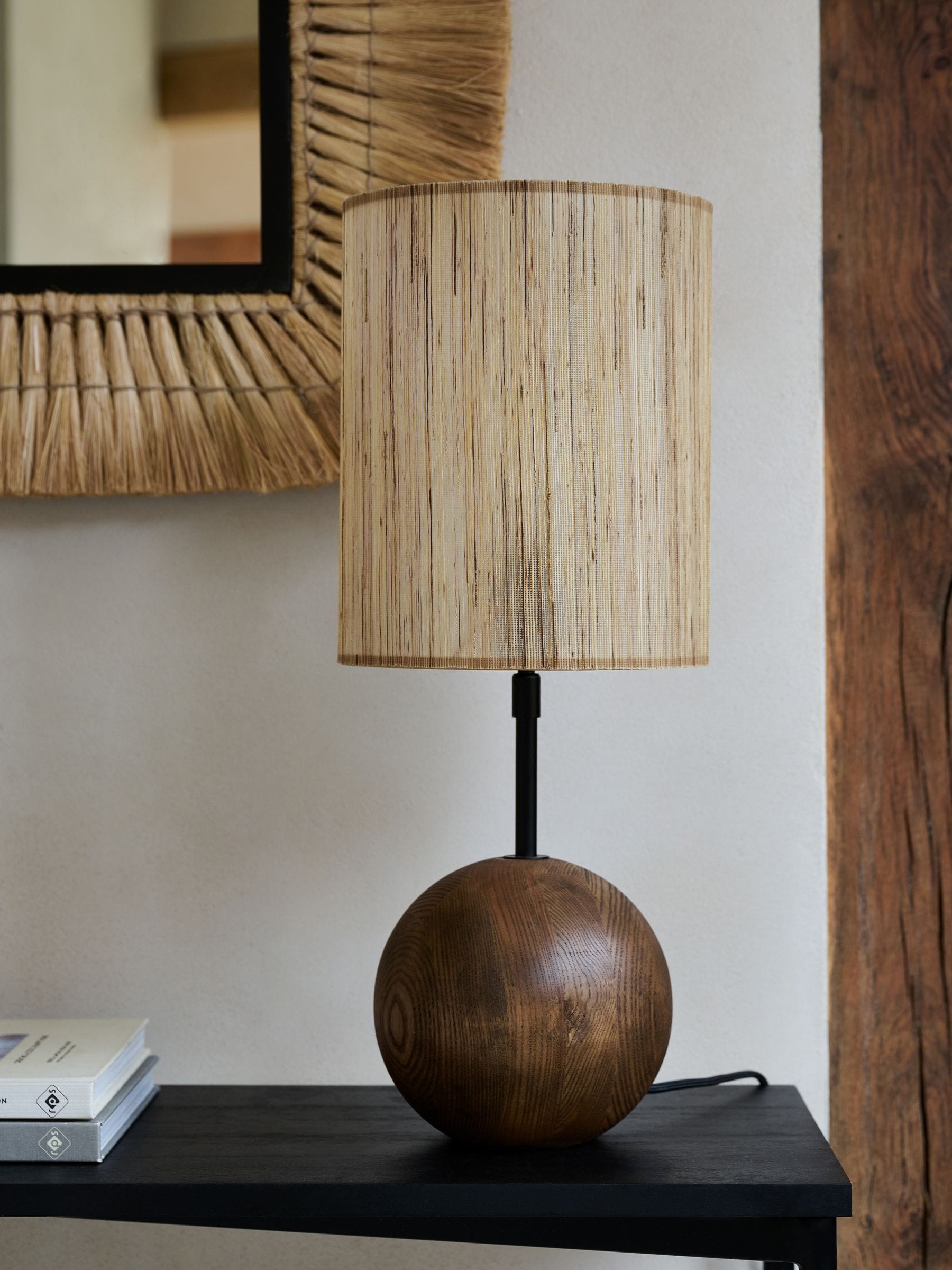 French Connection table lamp Wood Kinsha 50cm - British product