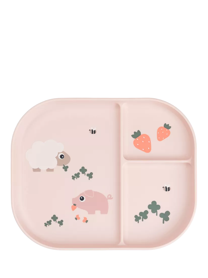 Done by Deer Tiny Farm compartment plate powder - British product