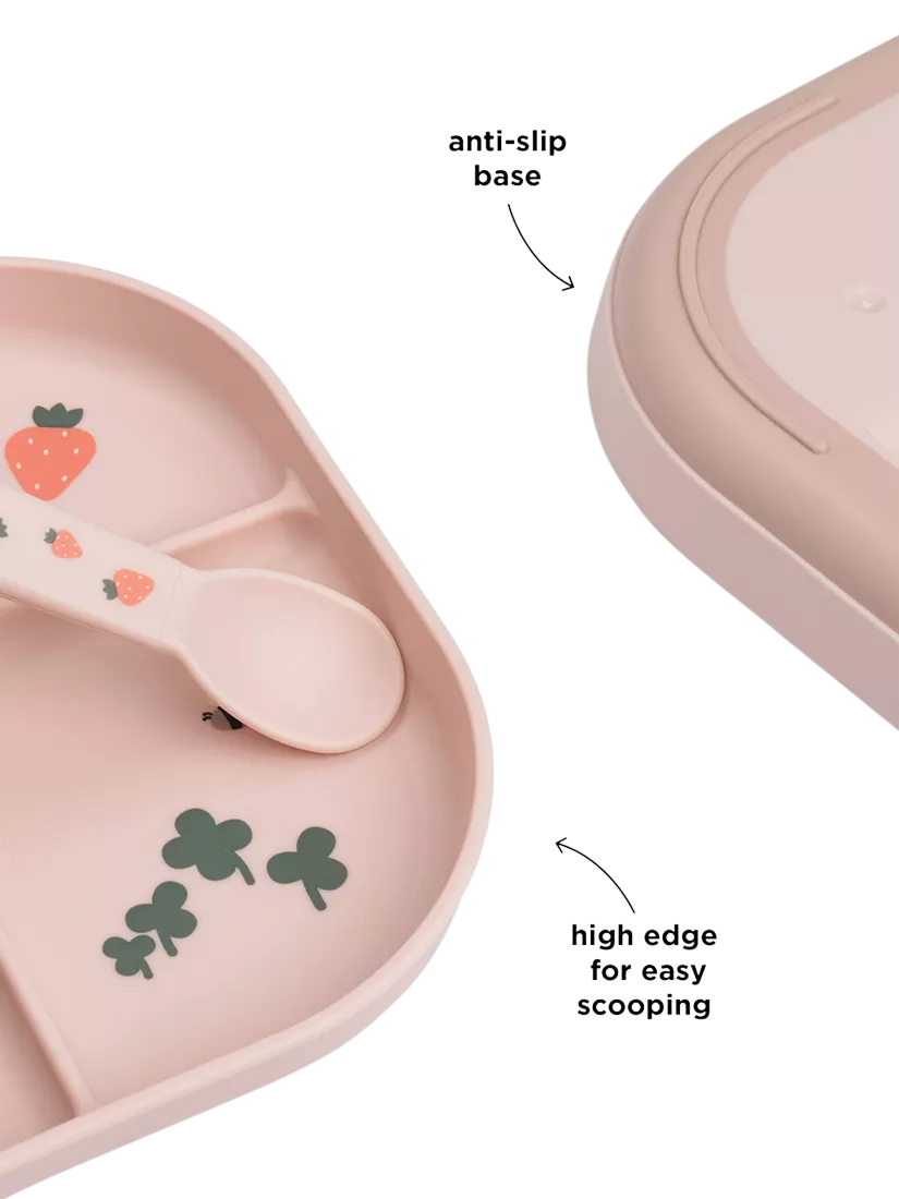 Done by Deer Tiny Farm compartment plate powder - British product