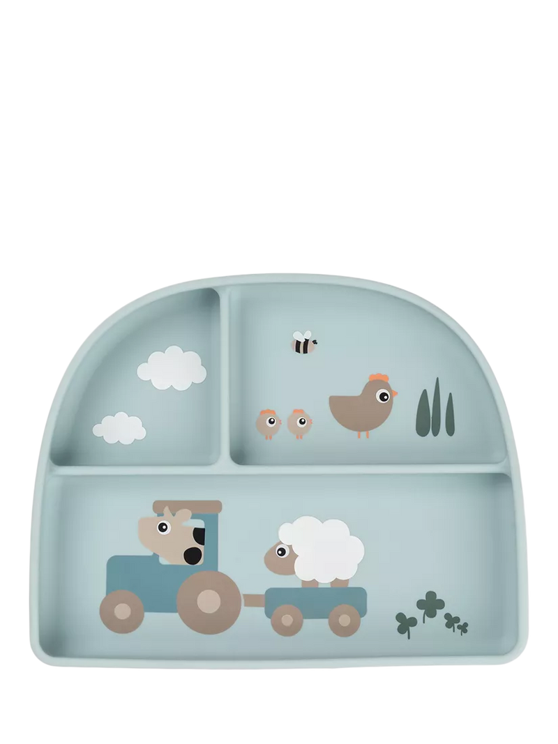 Done by Deer baby feeding plate Blue (British brand)