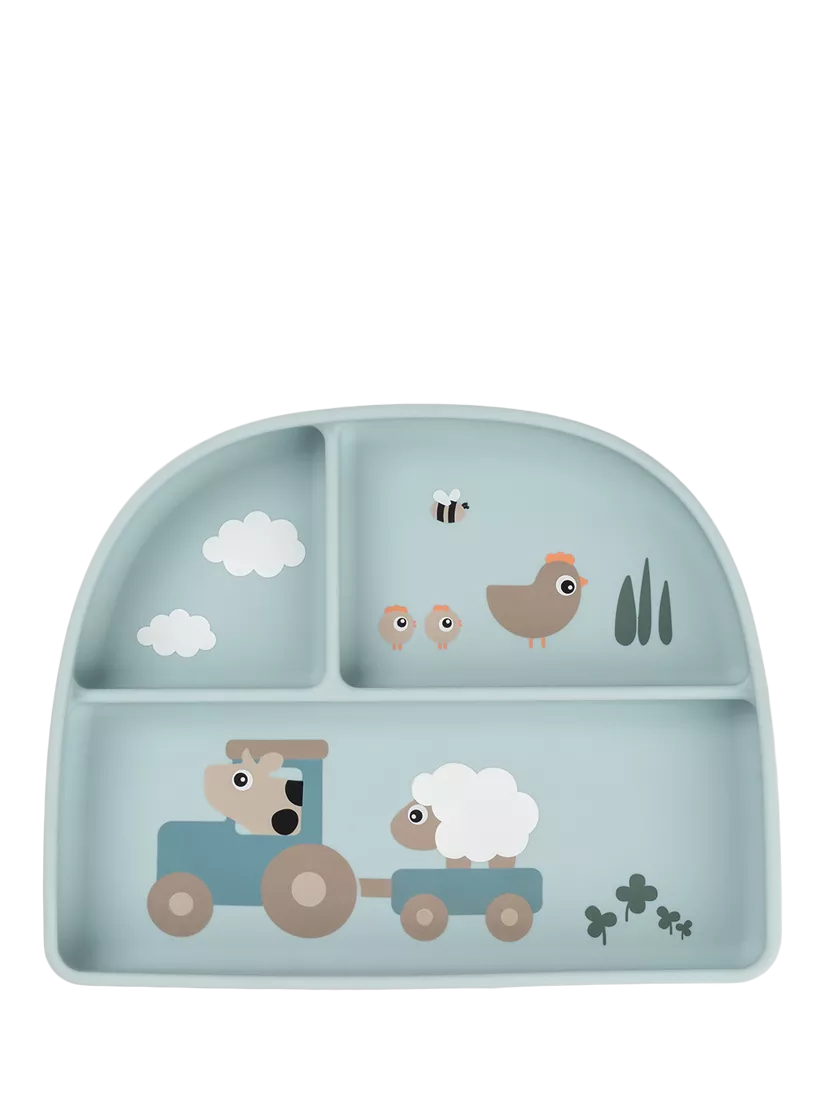 Done by Deer baby feeding plate Blue (British brand)