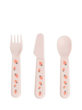 Done by Deer Tiny Farm Foodie cutlery set powder (British brand)