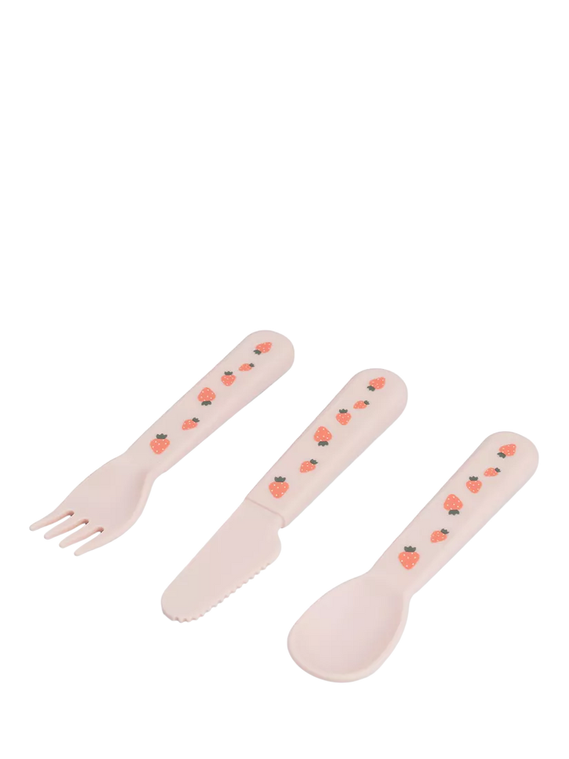 Done by Deer Tiny Farm Foodie cutlery set powder (British brand)