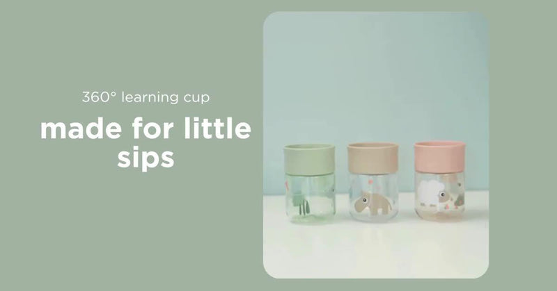 Done by Deer Tiny Farm blue 360 learning cup 260ml, imported from the UK