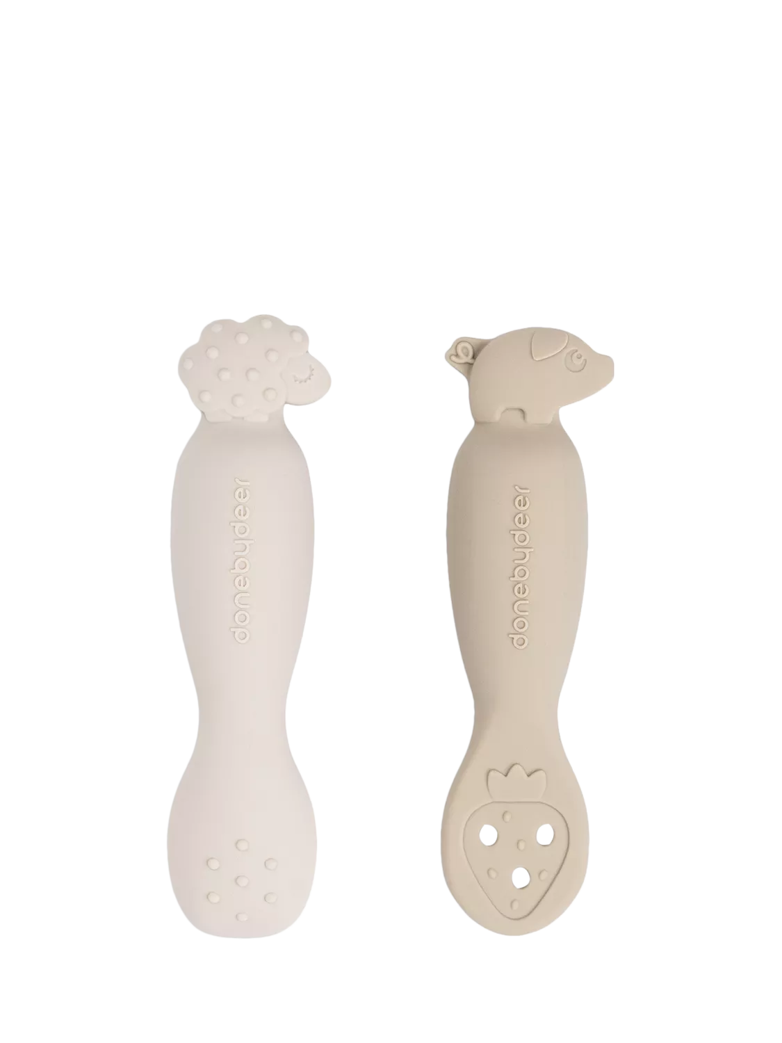 Done by Deer learning spoon set Sand (British brand)