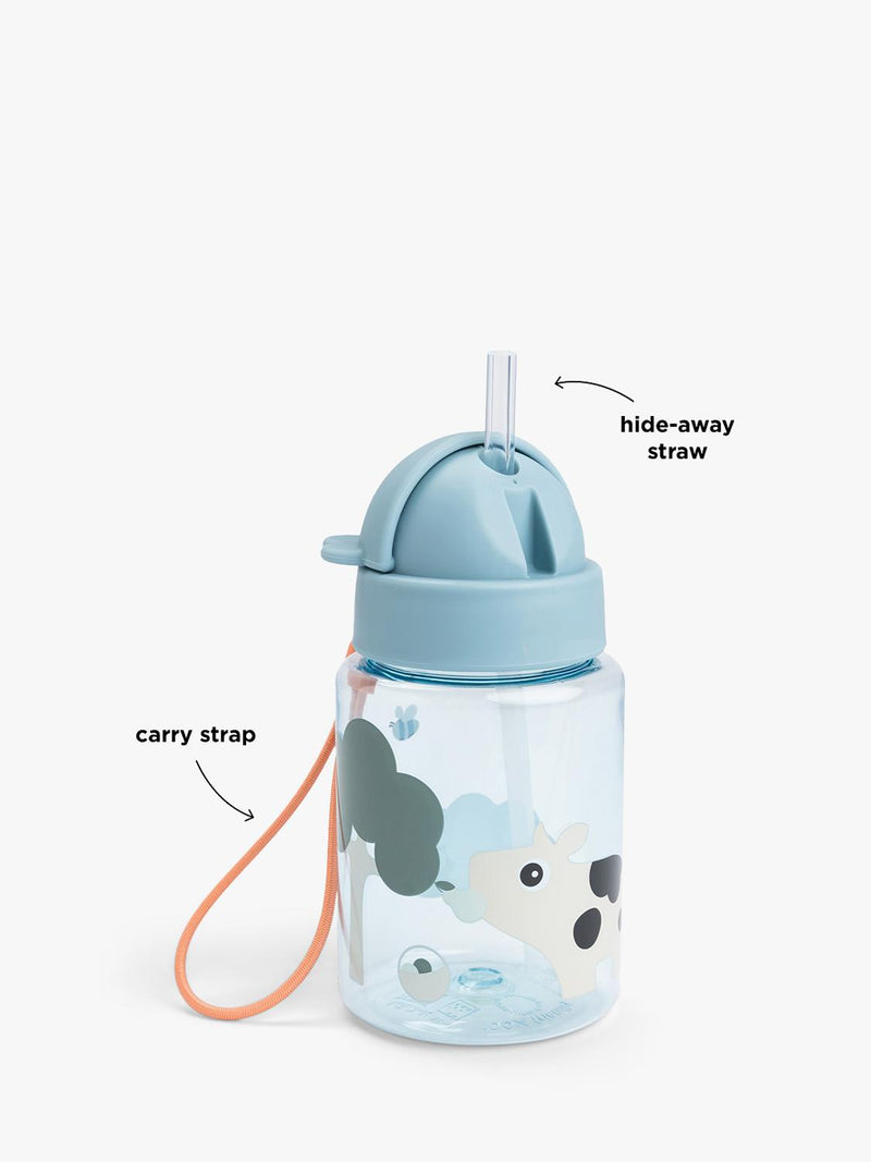 Done by Deer Tiny Farm Straw Bottle 280ml, UK version