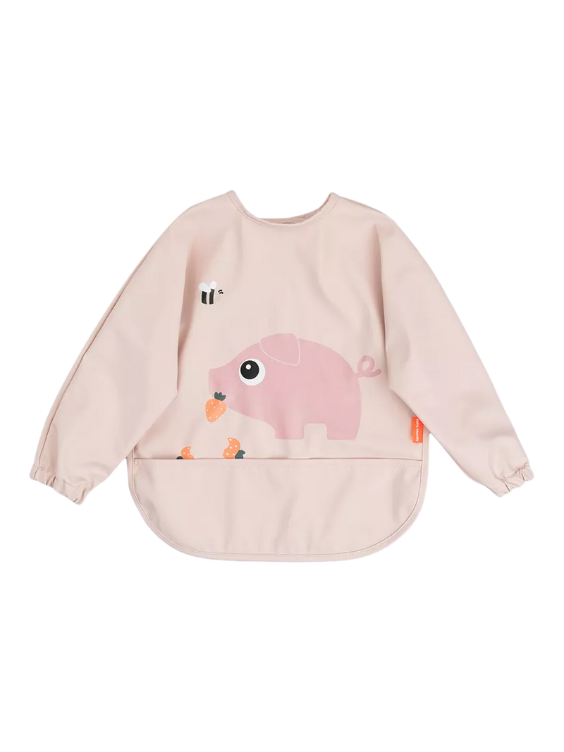 Done by Deer sleeved pocket baby bib (British brand)