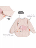 Done by Deer sleeved pocket baby bib (British brand)