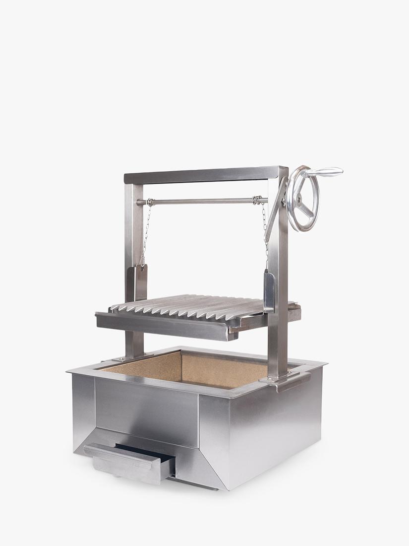 Bertha Asado small stainless steel charcoal grill (British brand)