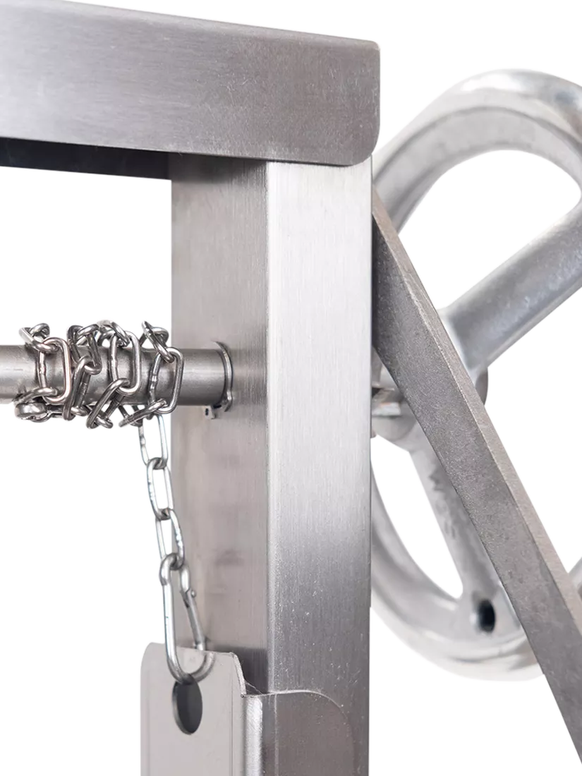 Bertha Asado small stainless steel charcoal grill (British brand)