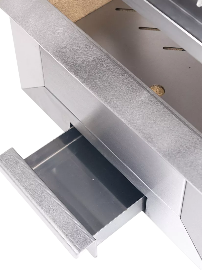 Bertha Asado small stainless steel charcoal grill (British brand)