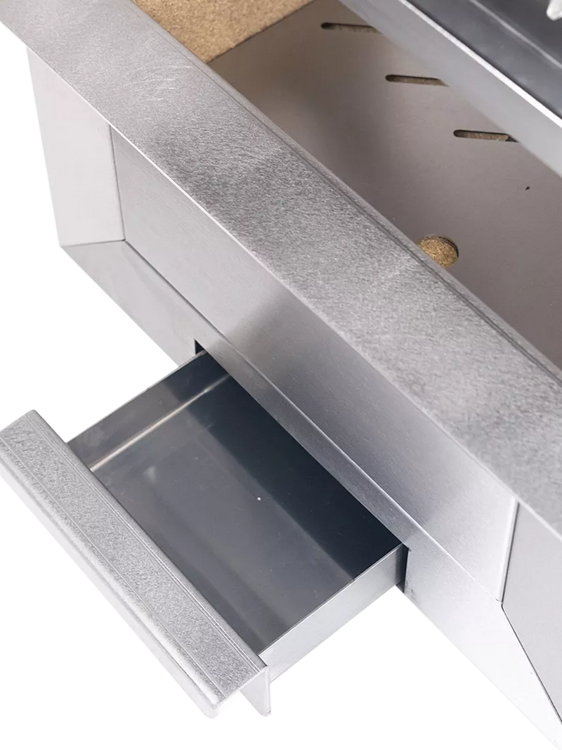 Bertha Asado small stainless steel charcoal grill (British brand)