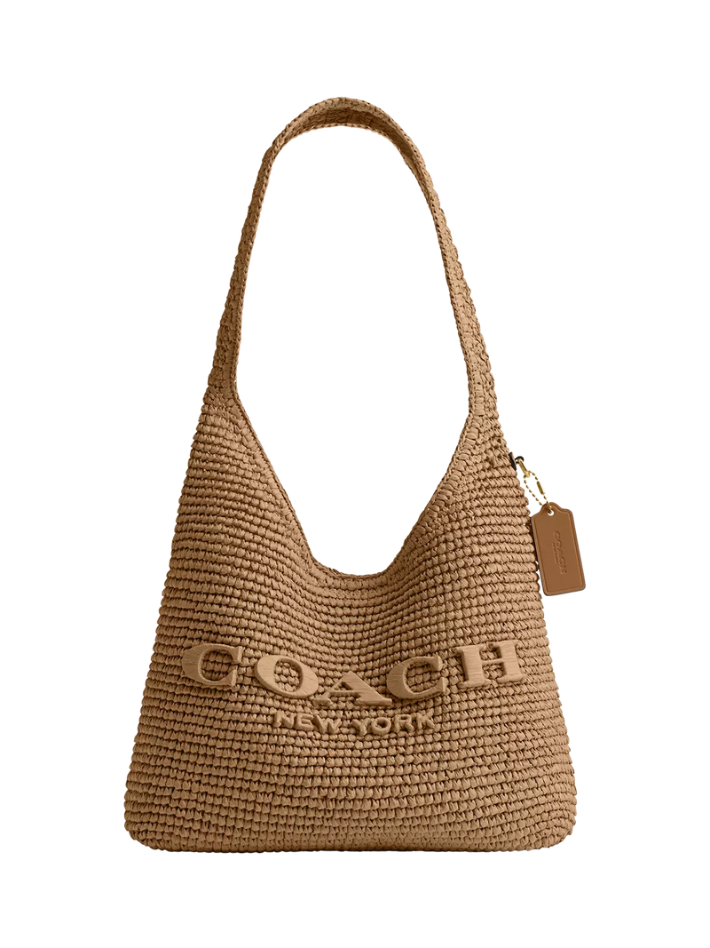 Coach Brooklyn 28 straw hobo bag - British product