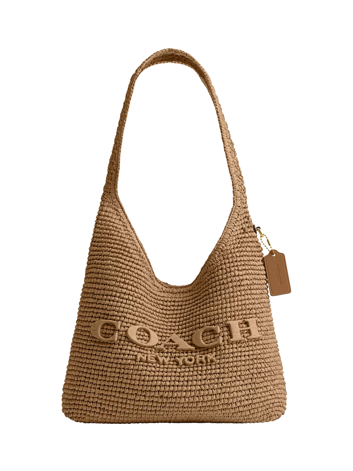 Coach Brooklyn 28 straw hobo bag - British product