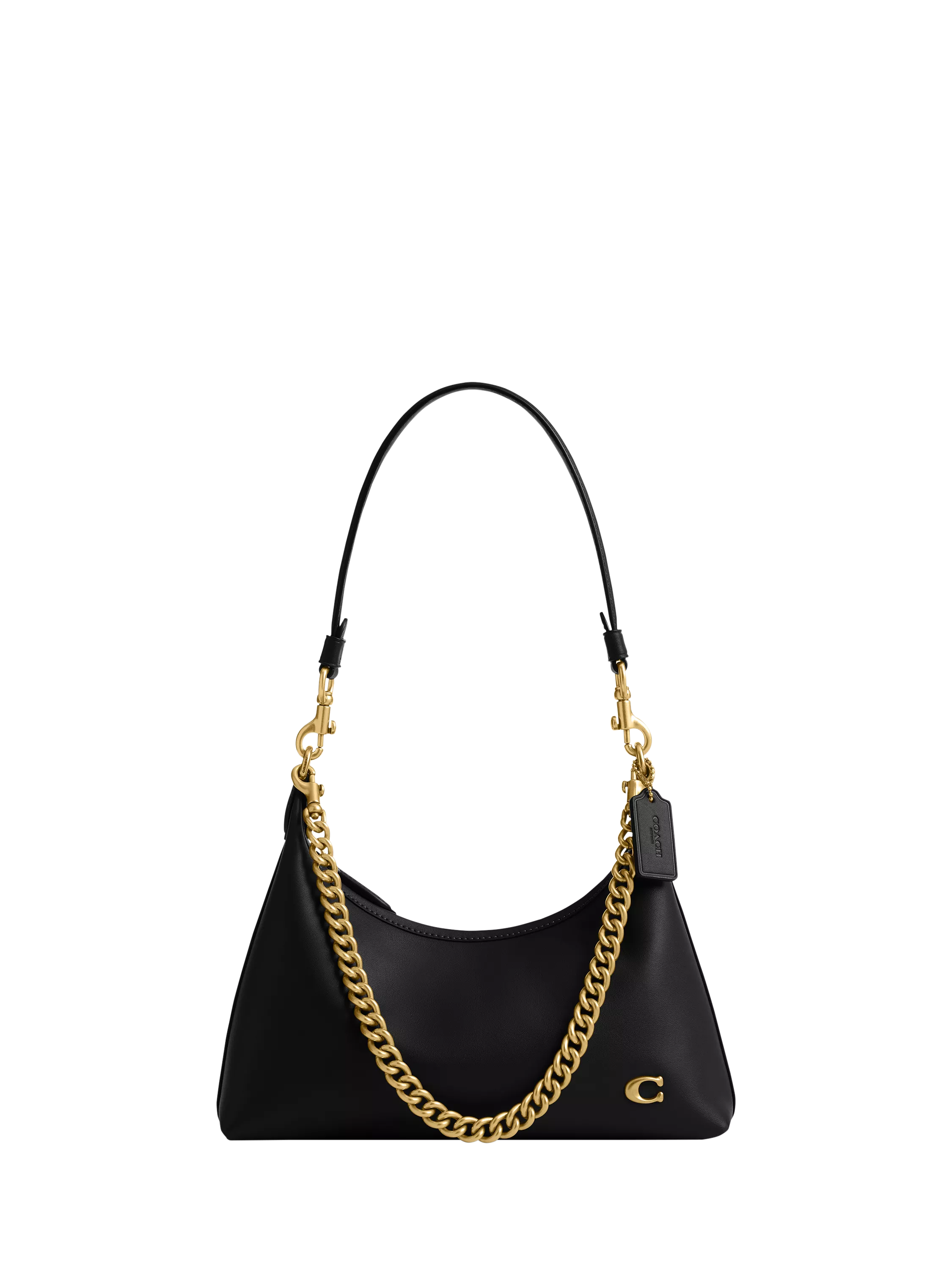 Coach Juliet 25 black leather shoulder bag, UK version