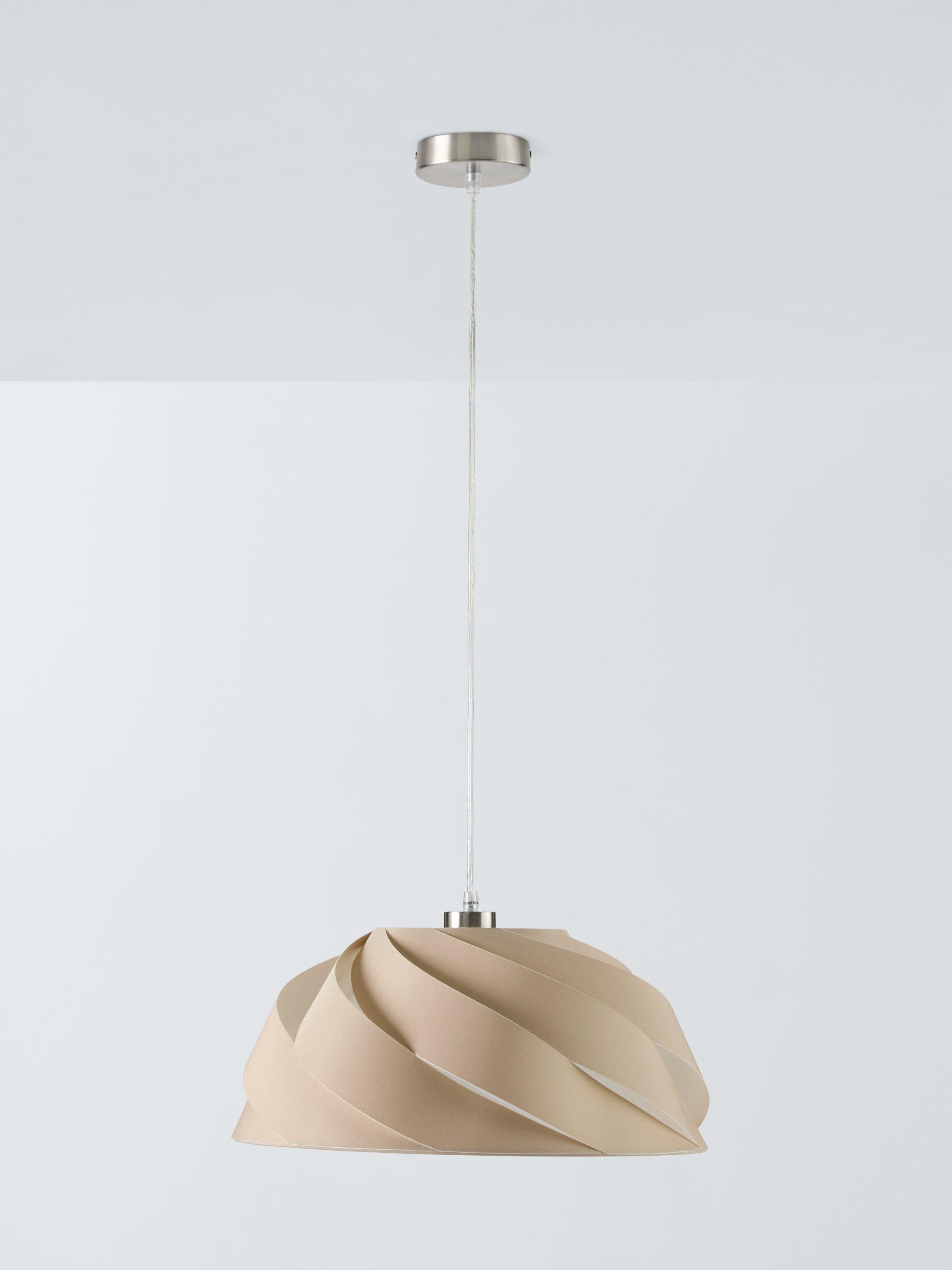 John Lewis Ginger pendant ceiling light beige (British brand)