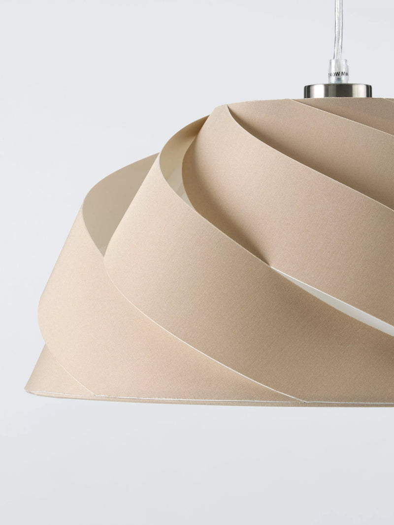 John Lewis Ginger pendant ceiling light beige (British brand)