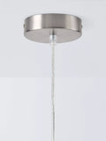 John Lewis Mia pendant light cream fabric shade, imported from the UK