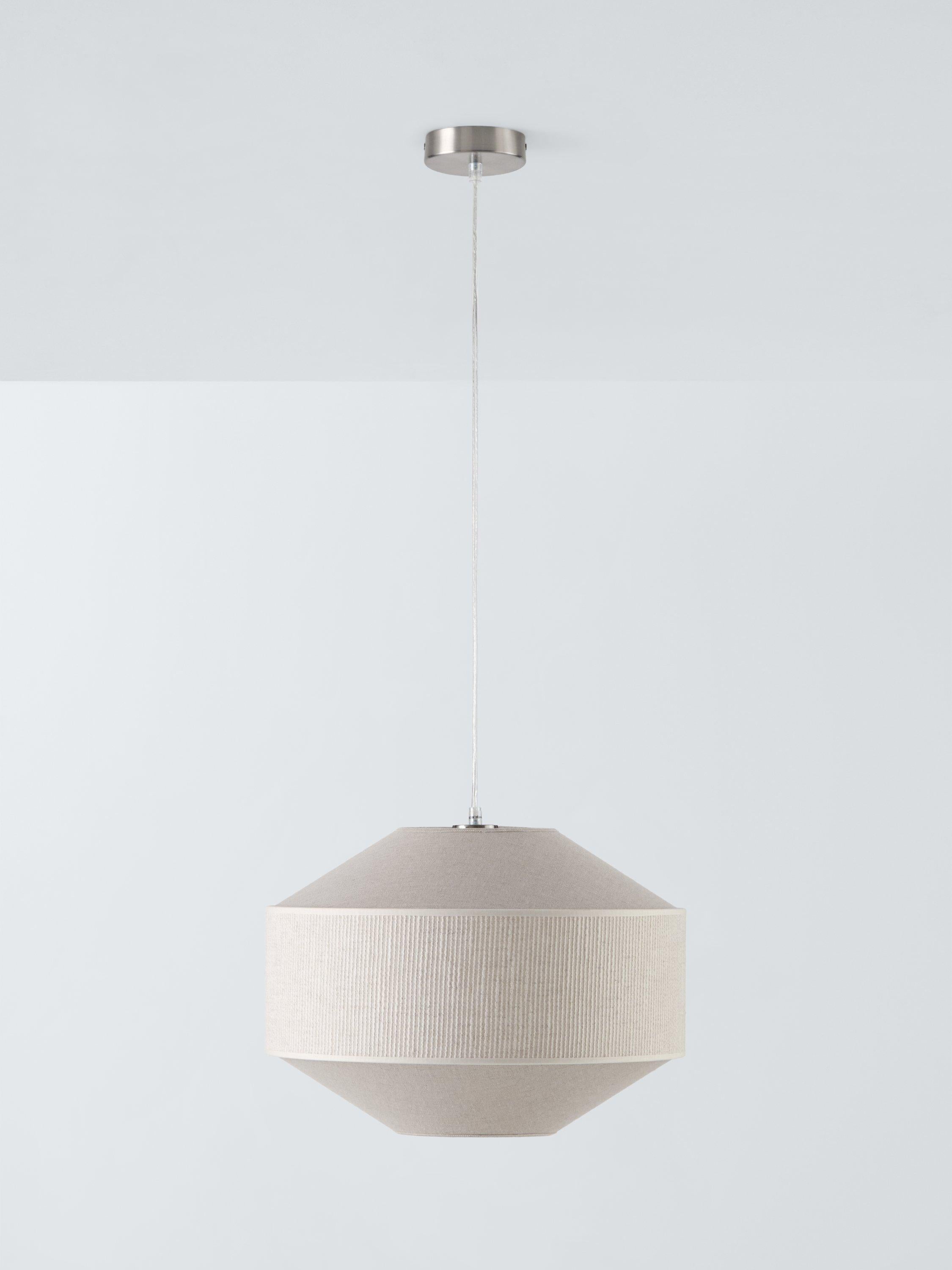 John Lewis Mia small pendant ceiling light cream, UK version