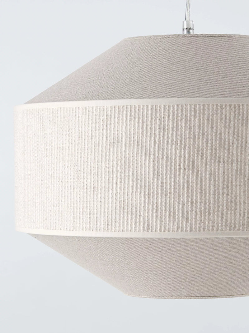 John Lewis Mia small pendant ceiling light cream, UK version