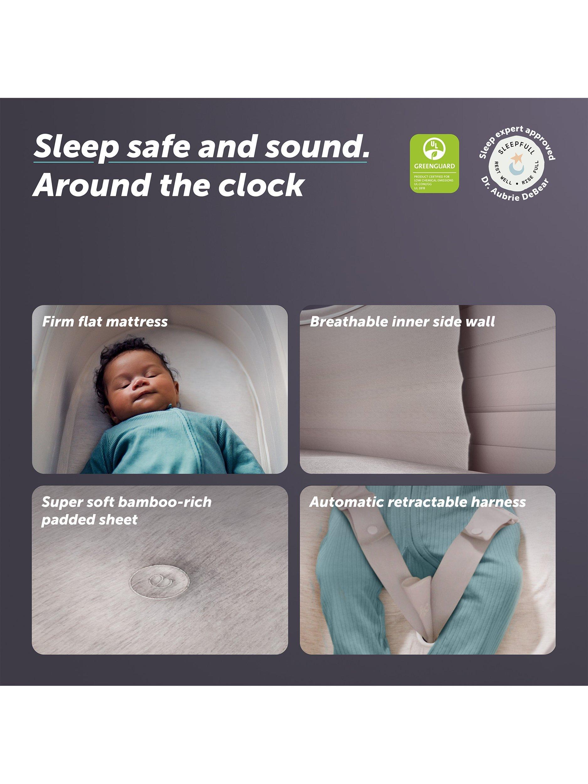 Elvie Rise all-in-one bassinet and baby bouncer - British product