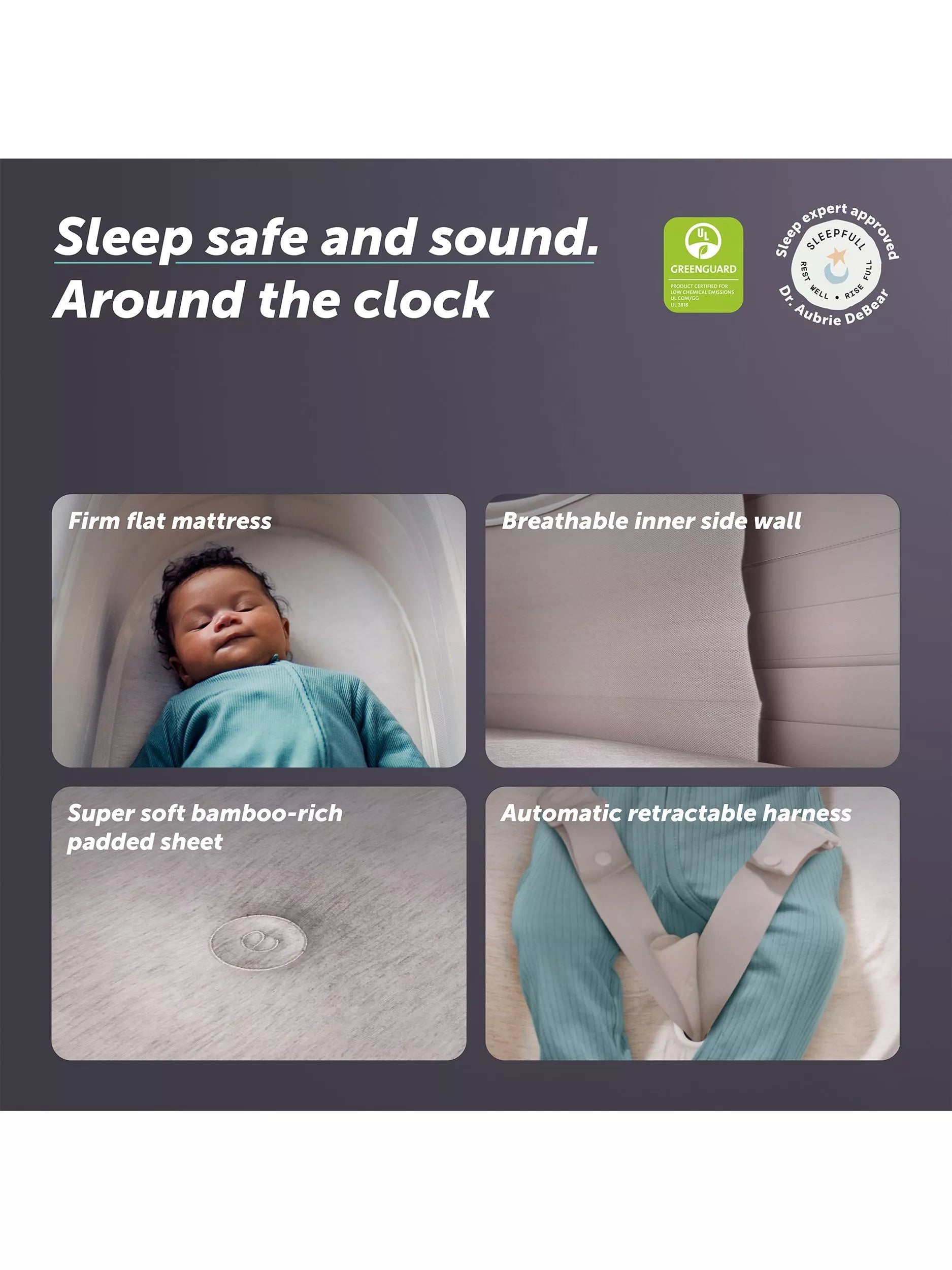 Elvie Rise all-in-one bassinet and baby bouncer - British product