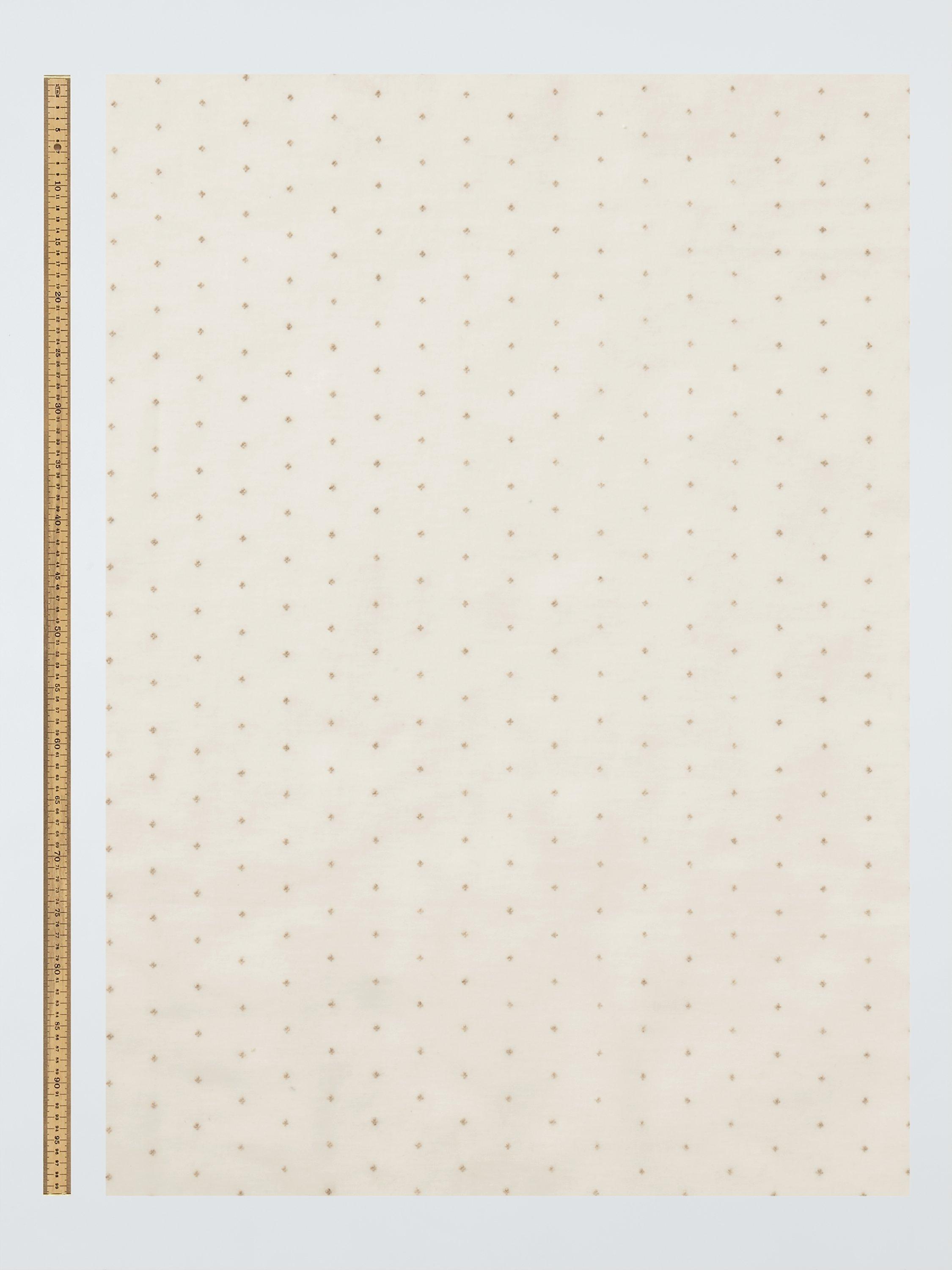 John Lewis voile fabric cream 140cm width, imported from the UK